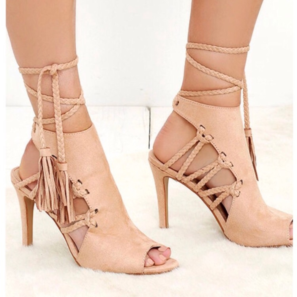 👠NIB vegan 🌿suede heels size 10
